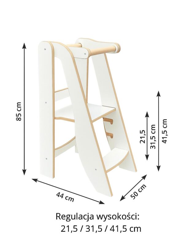 Fold Step | Składany Kitchen Helper Montessori | Pomocnik kuchenny dla dzieci - obrazek 7