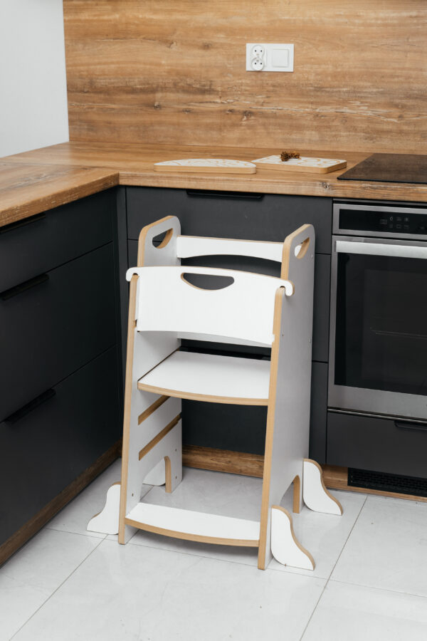 Little Chef Pro 2w1 Kitchen Helper Montessori | Pomocnik Kuchenny dla Dzieci - obrazek 2