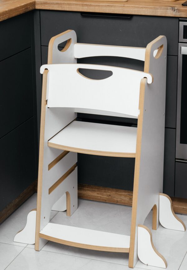 Little Chef Pro 2w1 Kitchen Helper Montessori | Pomocnik Kuchenny dla Dzieci - obrazek 9
