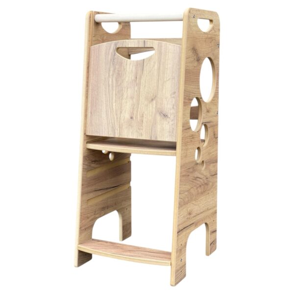 Bubble Step Wood Style | Pomocnik Kuchenny Montessori | Bezpieczny | Kitchen Helper - obrazek 5