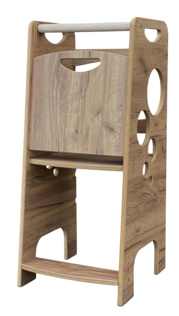 Bubble Step Wood Style | Pomocnik Kuchenny Montessori | Bezpieczny | Kitchen Helper - obrazek 6